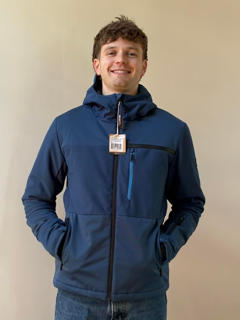 Brunotti ski-jas voor heren L NIEUW label — waarde 220€, Kleding | Heren, Ophalen of Verzenden, Nieuw, Maat 52/54 (L), Blauw