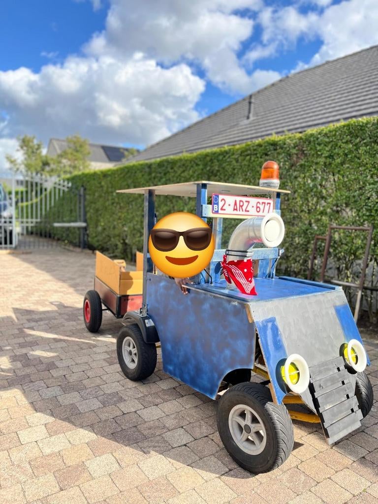 Berg go cart met car (met tractor ombouw), Enfants & Bébés, Jouets | Extérieur | Go-cart & Cuistax, Enlèvement, Berg