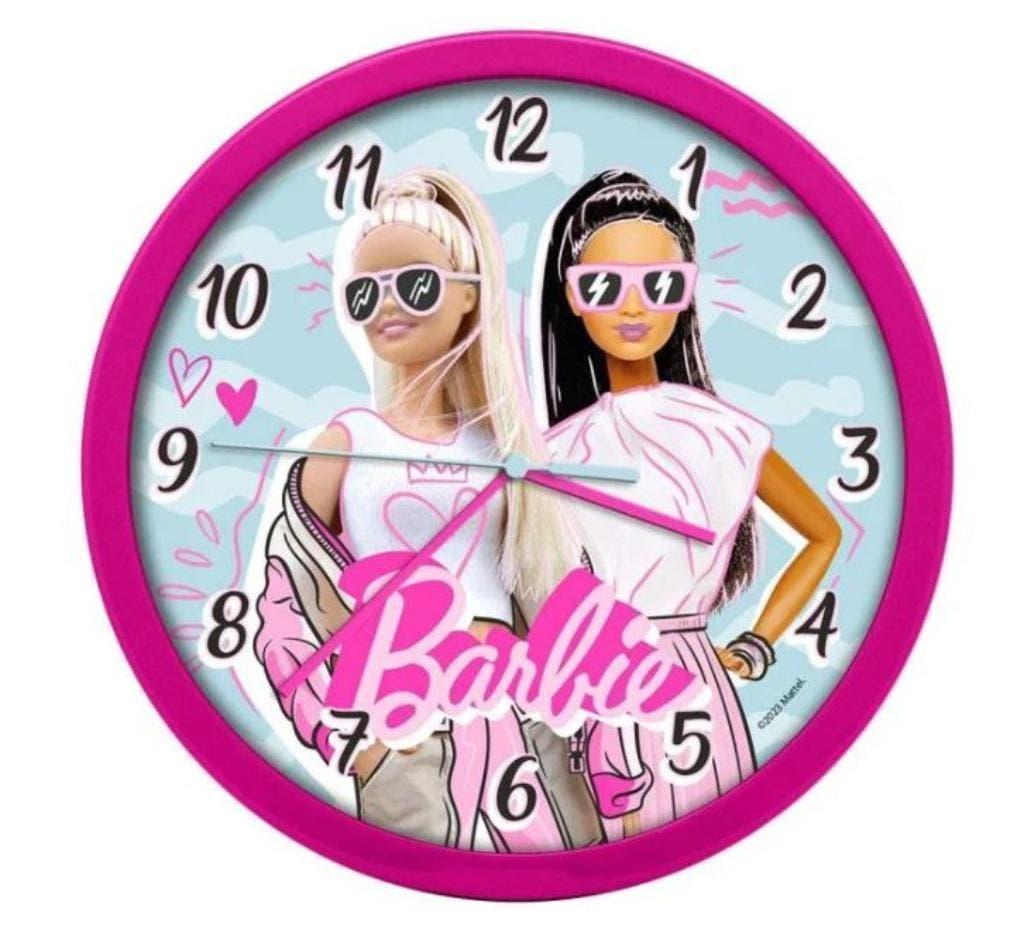 Barbie Wandklok - Klok, Enlèvement ou Envoi, Neuf, Pendule ou Horloge