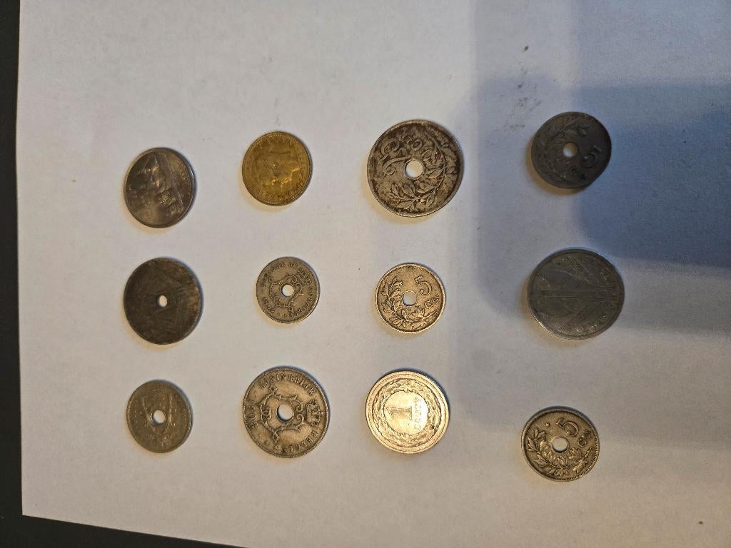 Lot pieces de monnaie, Enlèvement