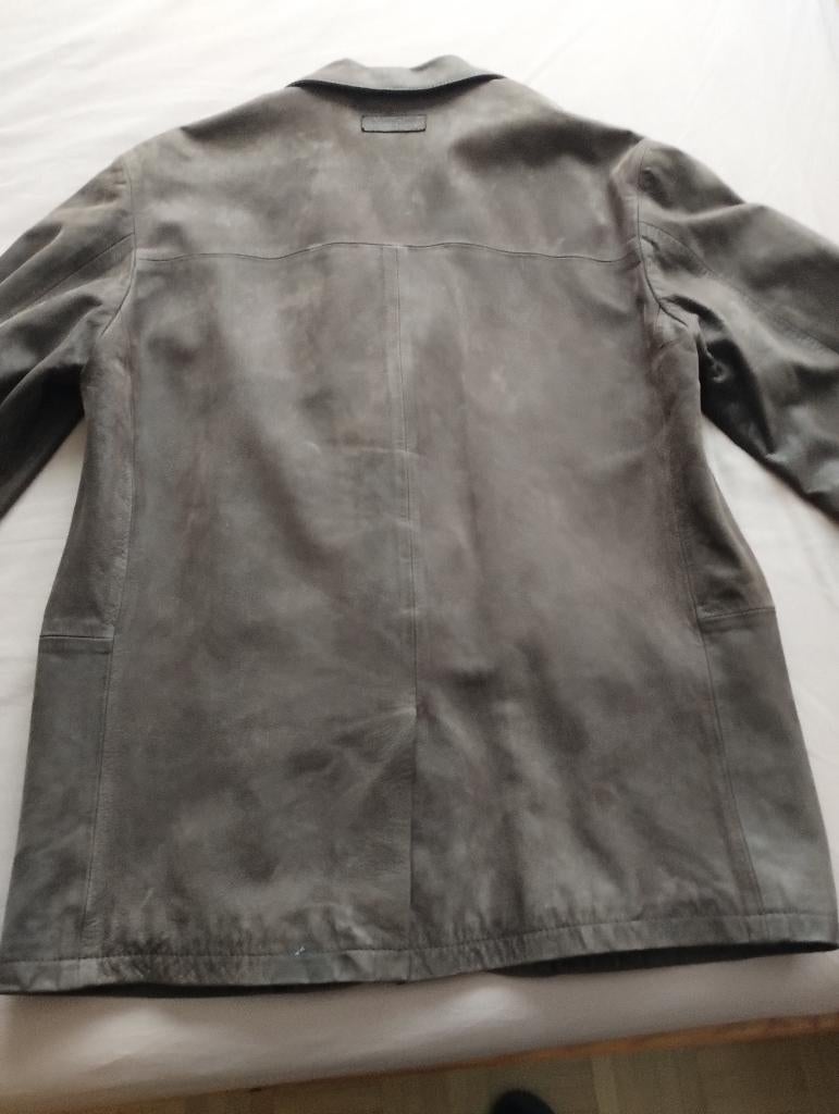 Marlboro lederen herenvest, Kleding | Heren, Maat 52/54 (L), Bruin, Zo goed als nieuw, Ophalen