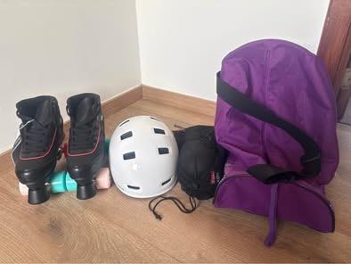 Complete kinder rolschaatsen set –Oxelo (Decathlon) –maat 36, Ophalen, Nieuw