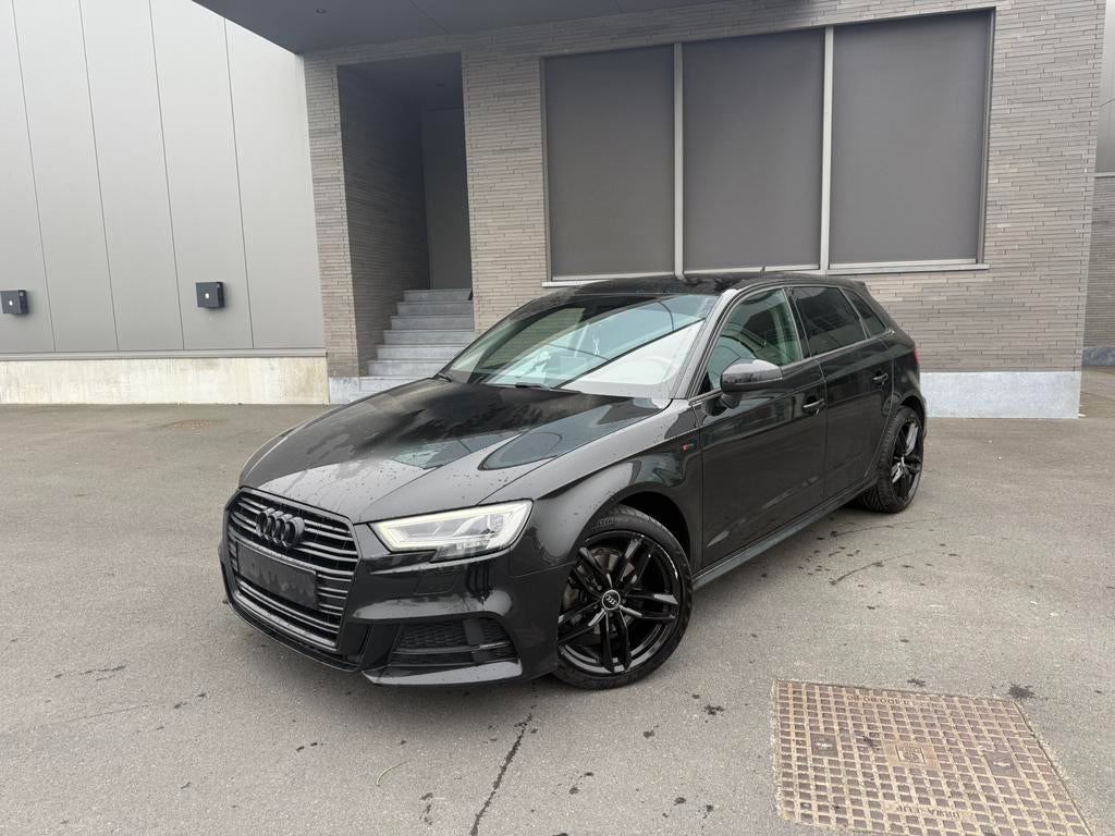 Audi A3 Sportback/177.000km/1.6diesel/10-2018/85kw/euro 6d, Auto's, Automaat, 4 deurs, Stof, Zwart