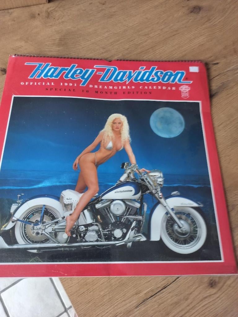 Calendrier Harley Davidson Dream Girls 1992 nouveau, Enlèvement ou Envoi