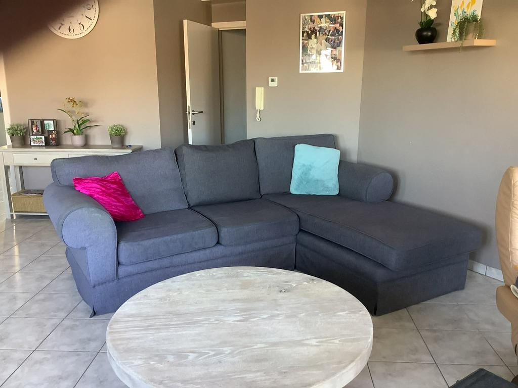 Lederen 2 zit en hoeksalon, Ophalen, Gebruikt