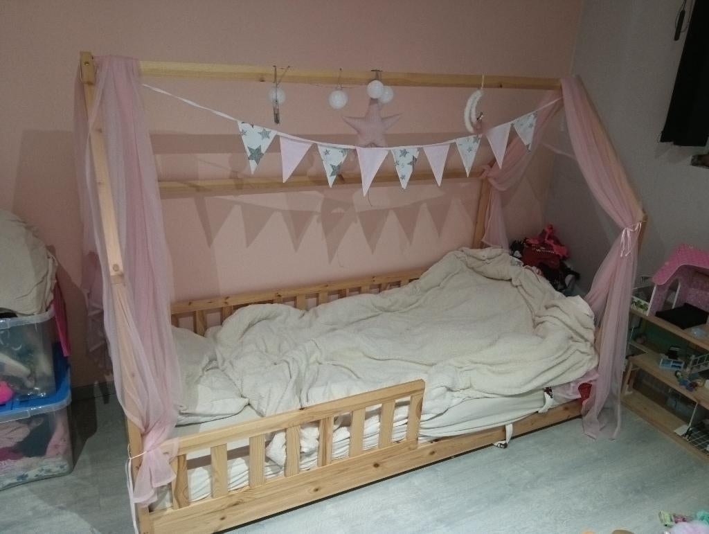 Lit type Cabanne, Enfants & Bébés, Chambre d'enfant | Aménagement & Décoration, Enlèvement, Utilisé, Autres types