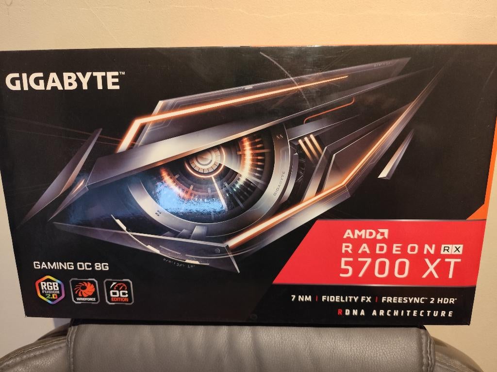 Gigabyte Radeon RX 5700 XT Gaming OC 8G grafische kaart, Computers en Software, Videokaarten, Ophalen, Gebruikt, AMD, GDDR6