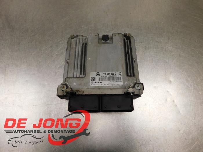 Ordinateur gestion moteur d'un Volkswagen Touareg, Autos : Pièces & Accessoires, Électronique & Câbles, Volkswagen, Utilisé, 3 mois de garantie