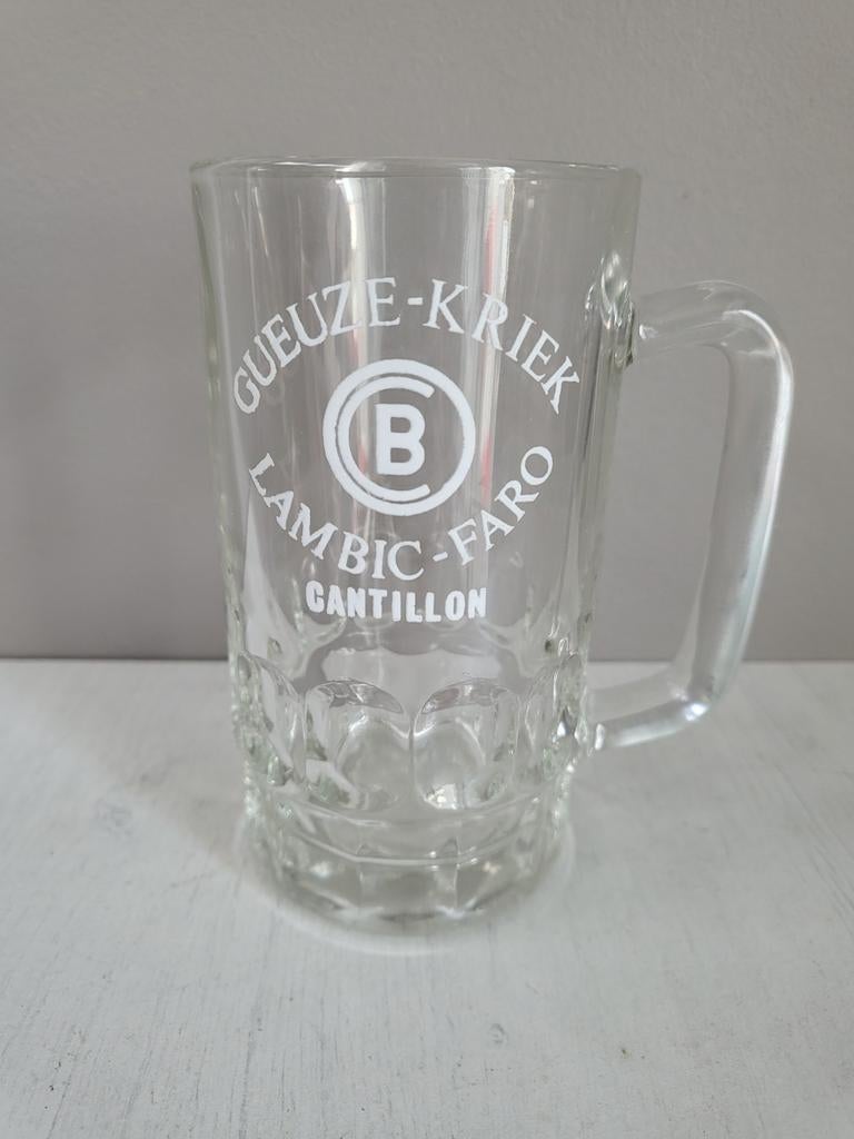 Verre à bière à la cerise Cantillon Gueuze, Enlèvement ou Envoi, Verre à bière