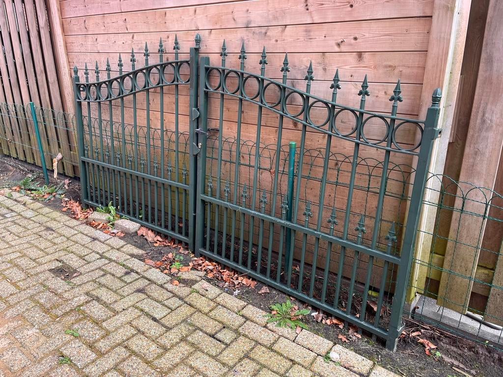 Tuinpoort, Ophalen, Met poort, Gebruikt, Spijlenhekwerk