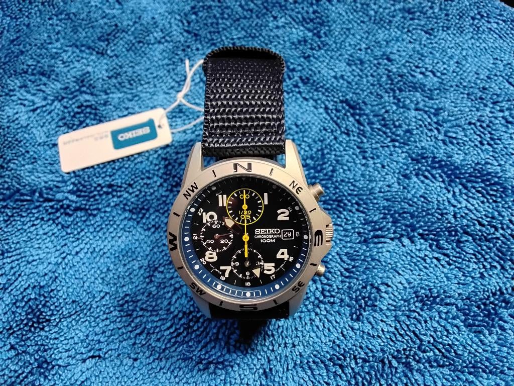 Seiko, Handtassen en Accessoires, Horloges | Heren, Seiko, Staal, Polshorloge, Nieuw