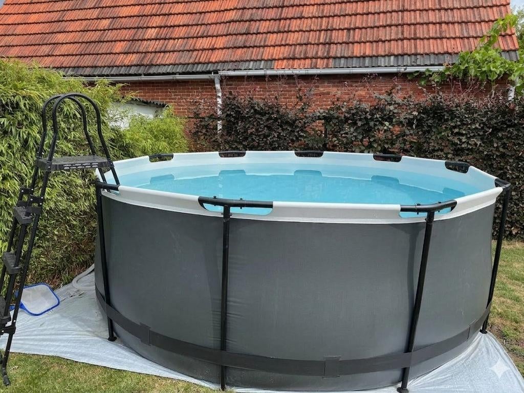 Opbouw zwembad Exit Toys, 360x122, Tuin en Terras, Zwembaden, Ophalen