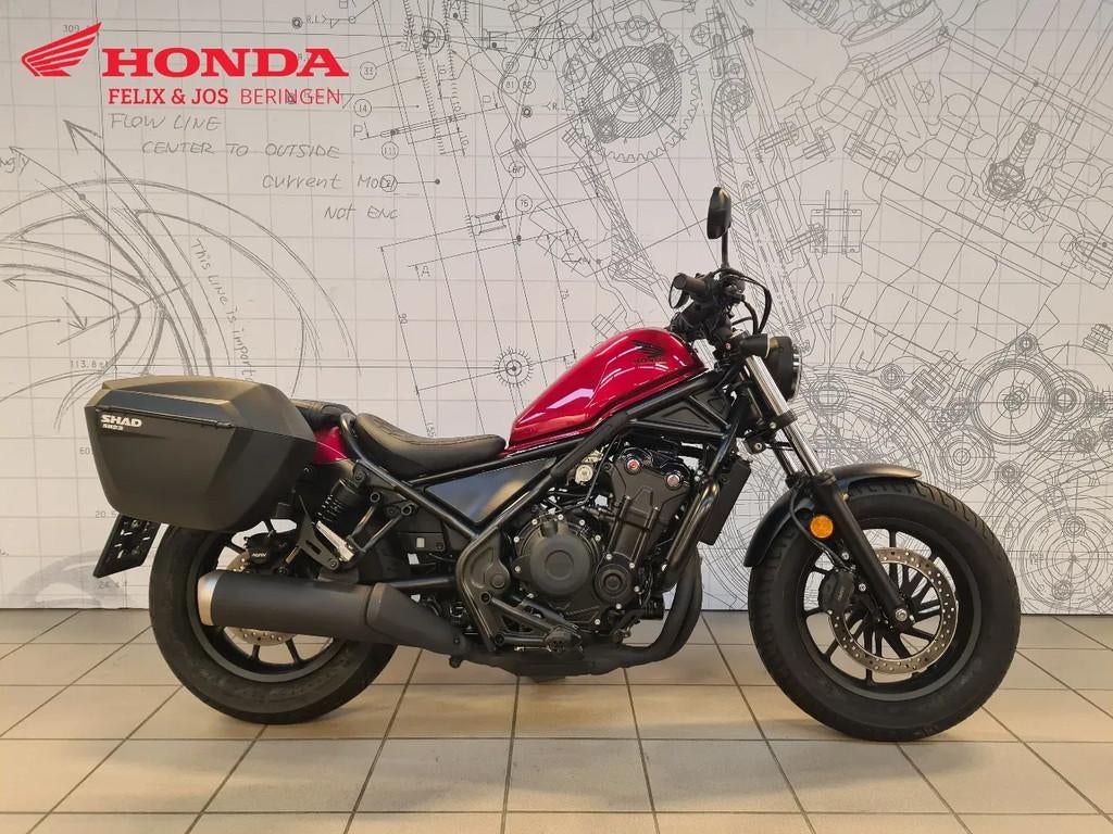 Honda CMX 500 Rebel (bj 2023), Motoren, Motoren | Honda, Chopper, Bedrijf, 12 t/m 35 kW, 500 cc