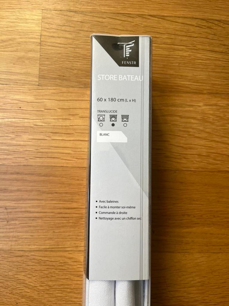 4 Stores bateau, Neuf, 50 à 100 cm, Blanc, 150 à 200 cm