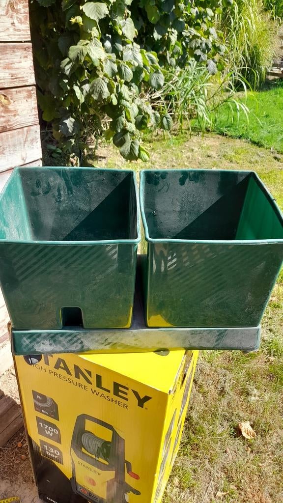 2 cache-pots sur roulettes, Jardin & Terrasse, Enlèvement