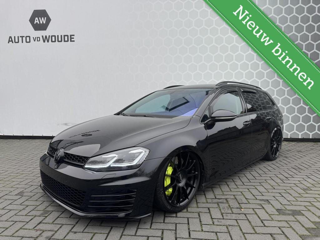 VW Golf Variant 1.6 TDI Highline Porsche remmen Airride Led, Auto's, Volkswagen, Voorwielaandrijving, Gebruikt, 4 cilinders, Zwart
