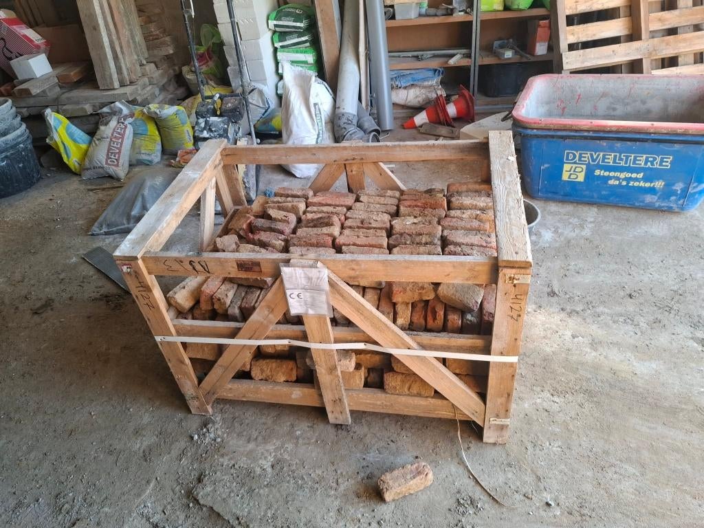 Gevelsteen Boomse recup handvorm, Enlèvement, Comme neuf, Briques