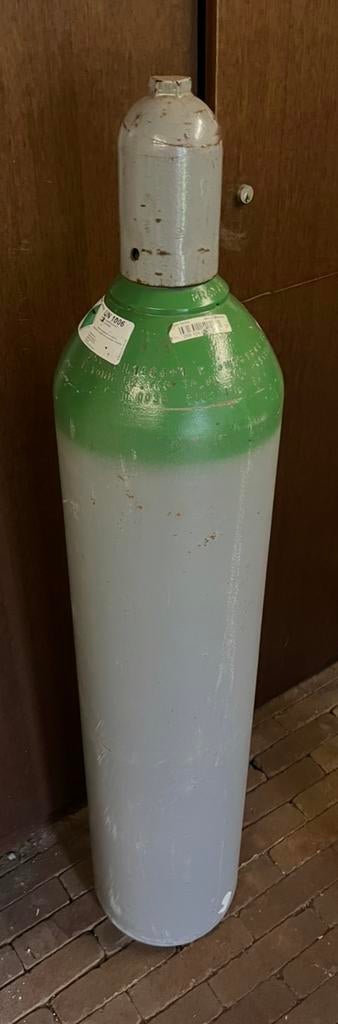Lege gasfles Argon 30L, Ophalen, Zo goed als nieuw