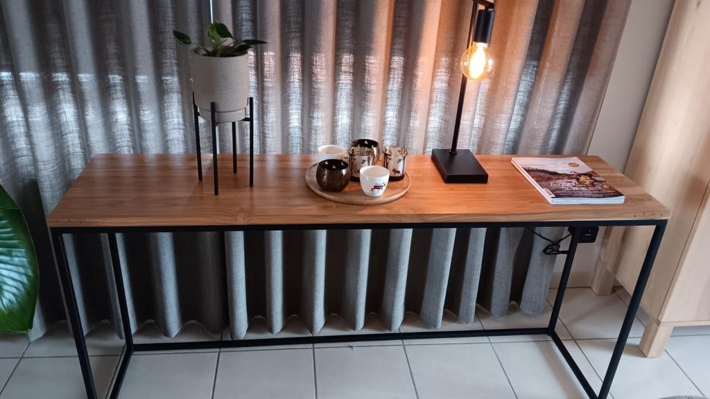 Industriële tafel buffet,bureau ,plantentafel..sidetable.., Huis en Inrichting, Ophalen