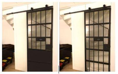 schuifdeur staal western gevangenis deur staldeur barndeur, -, -, Nieuw, Ophalen of Verzenden