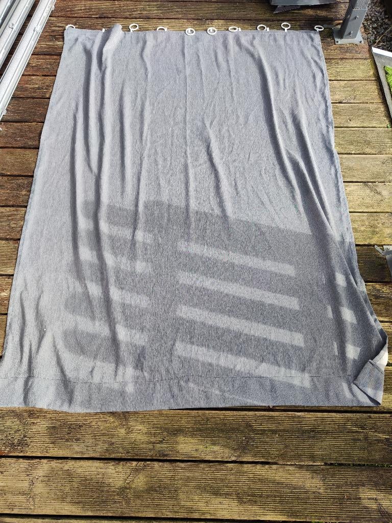 Rideaux, Gris, 100 à 150 cm, Utilisé, 150 à 200 cm