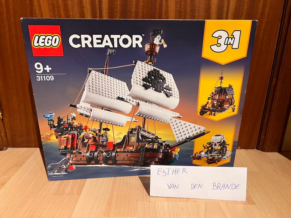 Lego Creator Piratenschip 31109 Nieuw sealed, Ophalen, Nieuw, Complete set, Lego