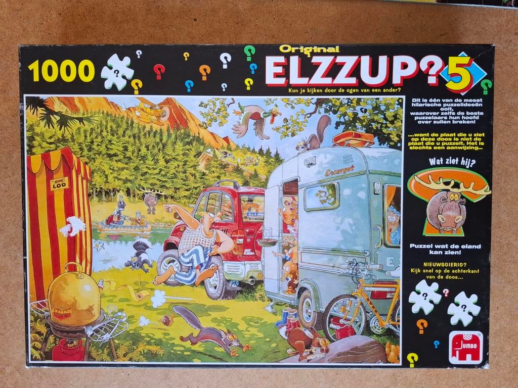 Elzzup puzzel nr.5 - 1000 stuks, Hobby en Vrije tijd, Ophalen of Verzenden