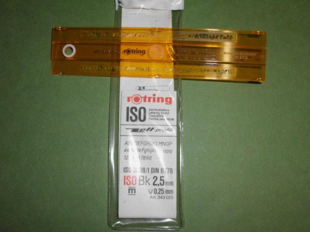 Sjabloon Rotring Art.343025 - BK 2,5mm, Ophalen, Zo goed als nieuw, Overige typen