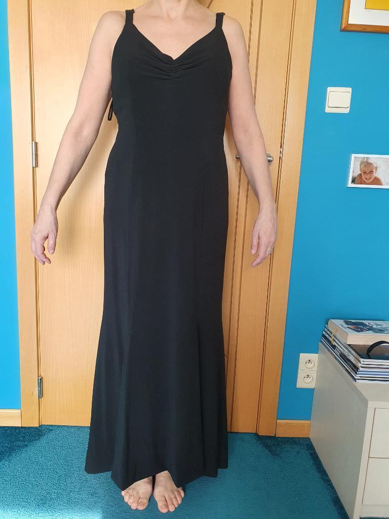 Belle robe de soirée noire - T. 44, Robe de gala, Enlèvement ou Envoi, Noir, Taille 42/44 (L)