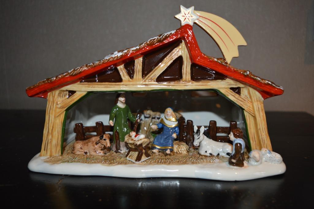 Kerststal Villeroy & Boch, Ophalen of Verzenden, Zo goed als nieuw