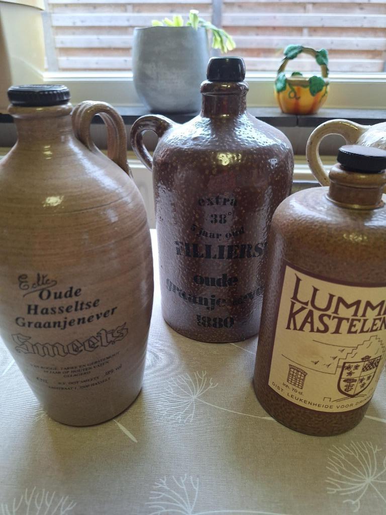 stenen jeneverflessen, Ophalen