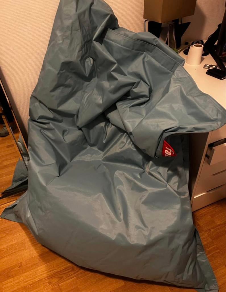 Pouffe fatboy bleu clair, Maison & Meubles, Enlèvement ou Envoi, Comme neuf, Bleu