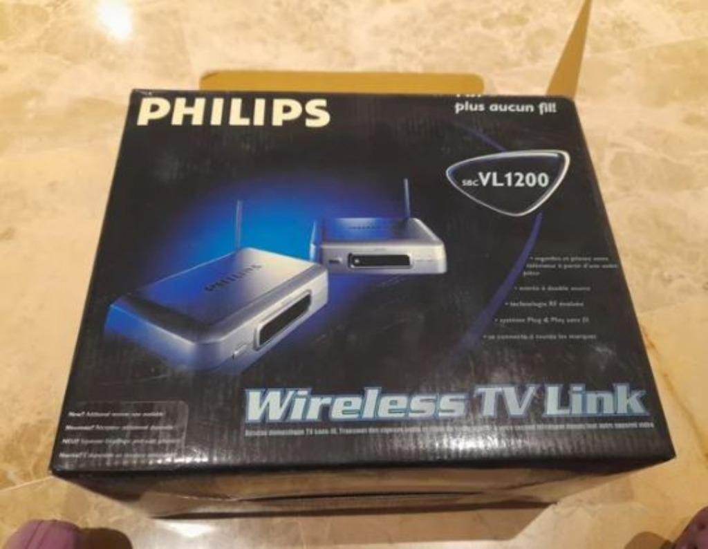 PHILIPS wireless TV link, Enlèvement, Neuf