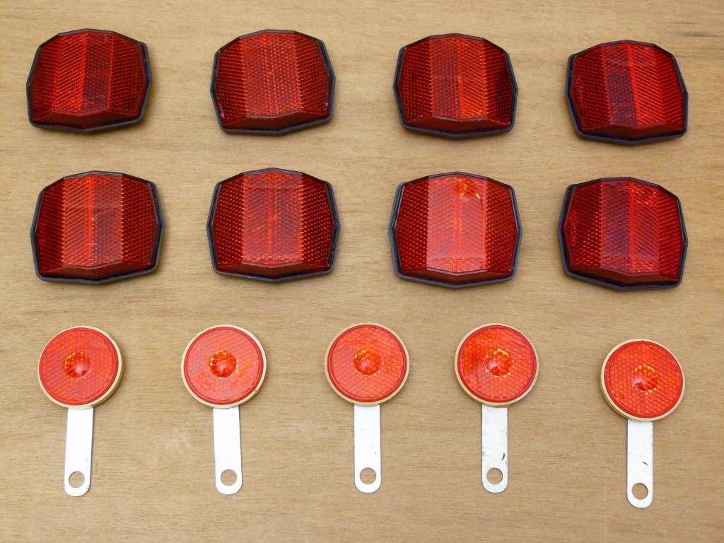 Lot rode fietsreflectoren, Ophalen of Verzenden, Nieuw