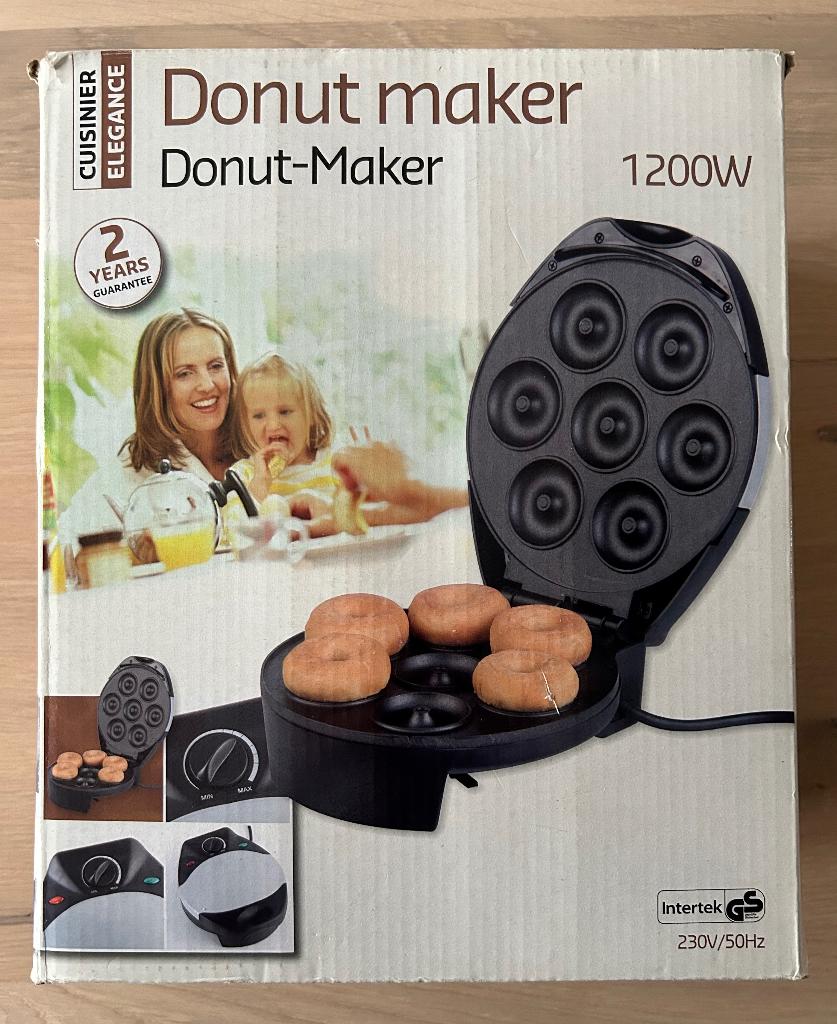 DONUTMAKER, Elektronische apparatuur, Wafelijzers, Zo goed als nieuw, Ophalen