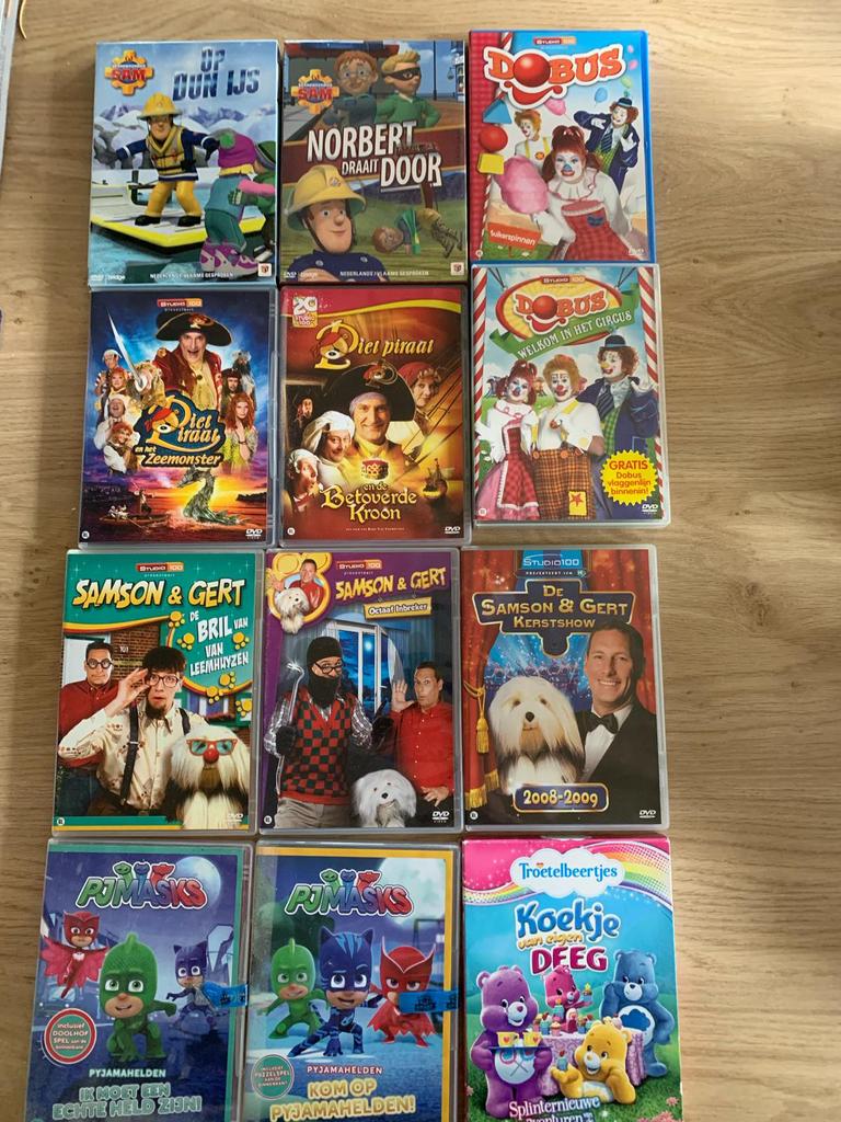 Diverse DVD’s - Samson & Gert/Dobus/Pjmasks/etc, Ophalen of Verzenden, Gebruikt
