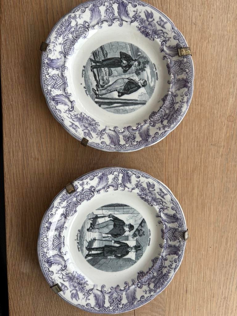 2 bordjes, Enlèvement