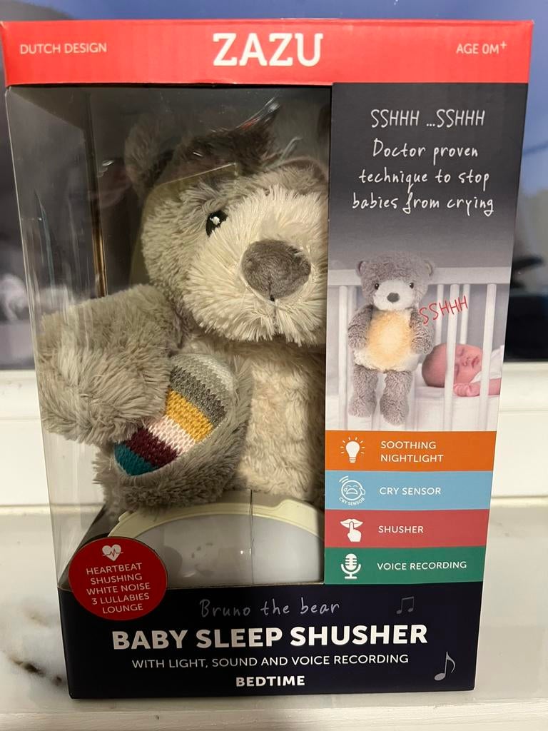 NIEUW! ZAZU Knuffel Bruno Beer Baby, Enlèvement, Neuf, Ours