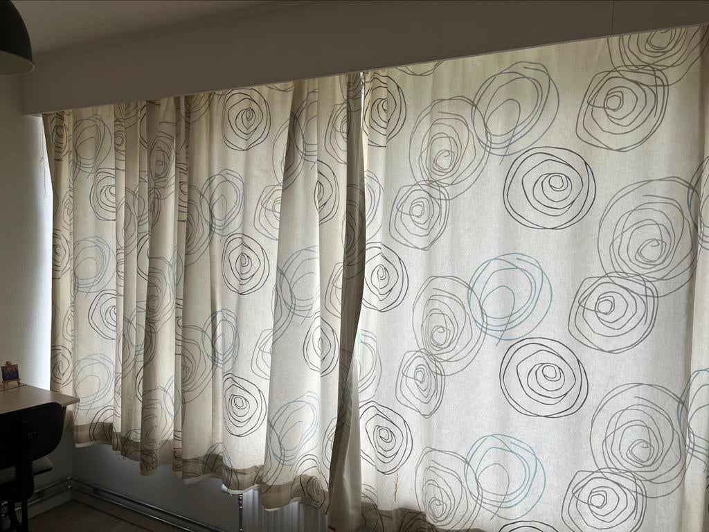 4 rideaux protection solaire 2m75 de large et 1m75 de long, Enlèvement, Utilisé