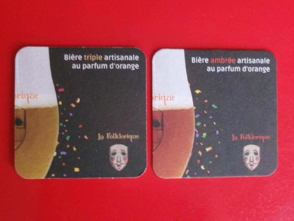 SOUS - BOCK : * LA FOLKLORIQUE *, Ophalen of Verzenden, Nieuw, Viltje(s), Overige merken