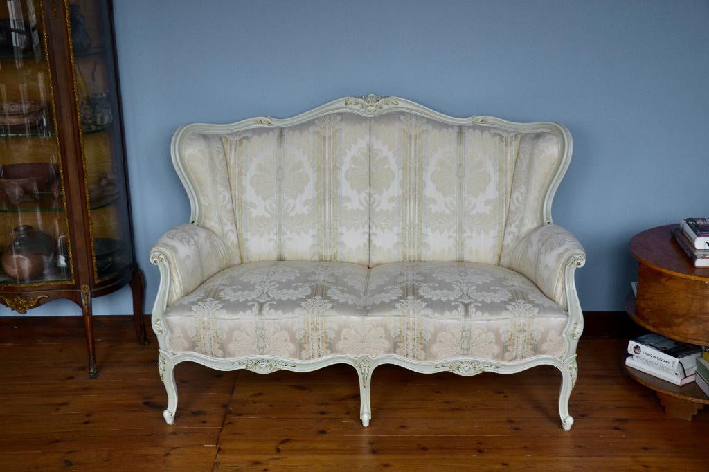 Sofa Canapé Style Louis XV, Enlèvement