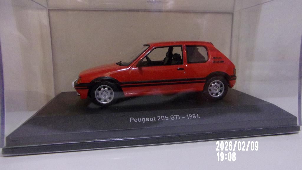 PEUGEOT 205 GTI RED.1/43 IXO NEUVE SCELLEE, Enlèvement ou Envoi, Neuf, Voiture, Autres marques