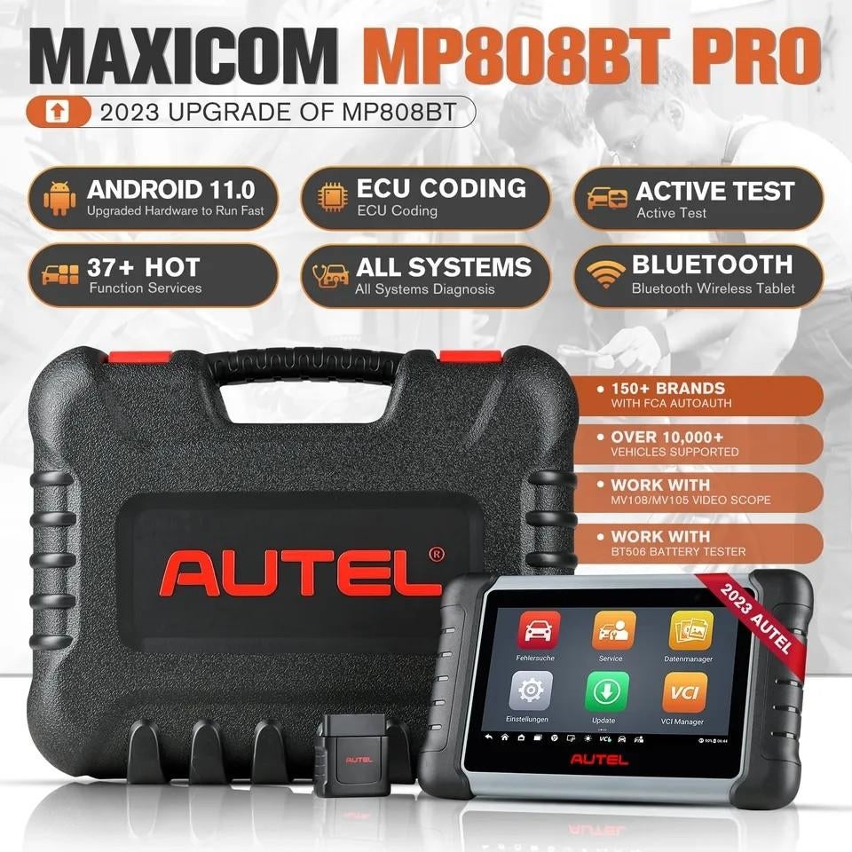 Autel maxipro MP808BT pro universeel uitleesapparaat maxidas, Ophalen of Verzenden, Nieuw