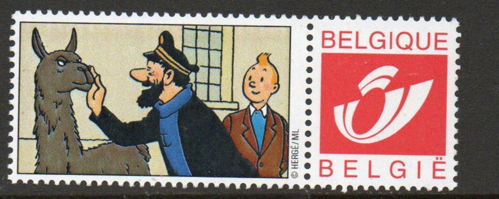 Duostamp / Mystamp : Tintin, Timbres & Monnaies, Timbres | Europe | Belgique, Enlèvement ou Envoi
