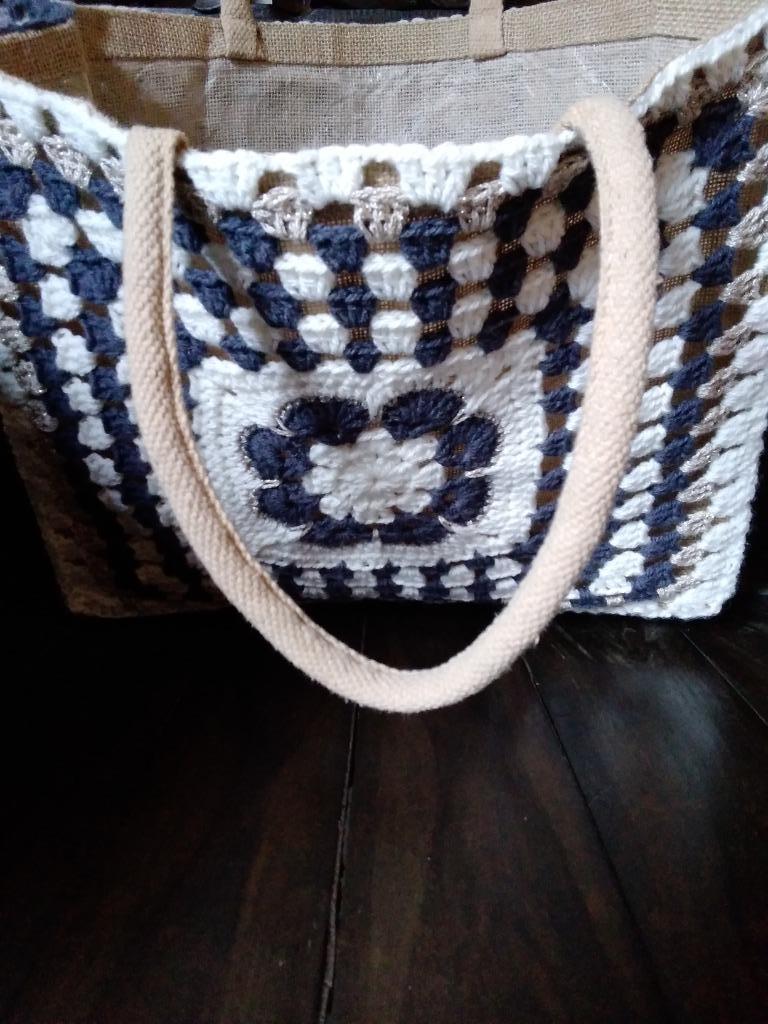 Sac de plage/sac à main en crochet pour l'été, Envoi, Comme neuf, Sac à main
