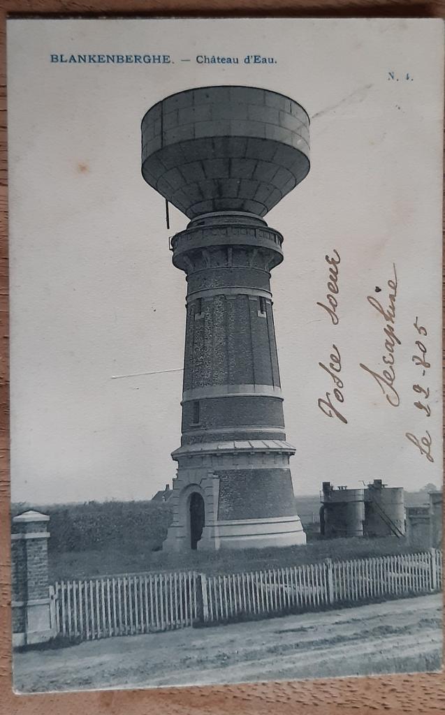 Château d'eau du CHATEAU d'Eau de BLANKENBERGE, Enlèvement ou Envoi
