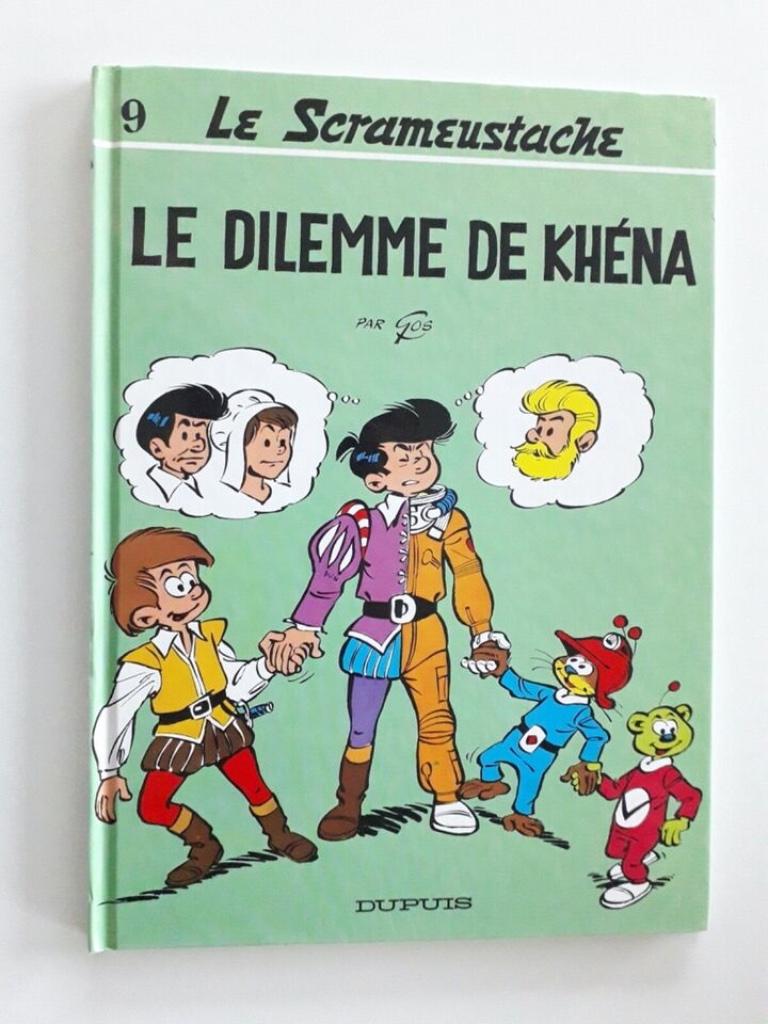 BD RE Le Scrameustache 9 Le dilemme de Khéna Gos Dupuis, Livres, BD, Enlèvement ou Envoi, Une BD, Gos., Utilisé