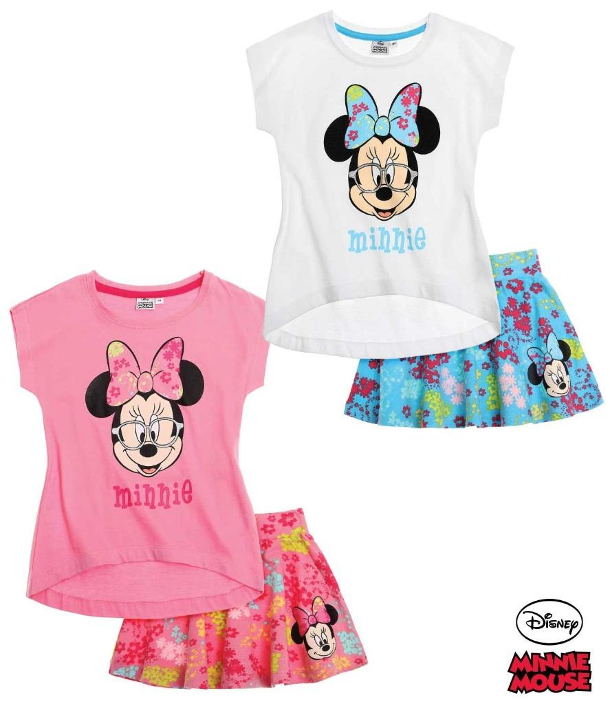 Ensemble jupe et t-shirt, Minnie, neufs. Du 6 ans au 9 ans, Enlèvement ou Envoi, Ensemble, Fille, Neuf