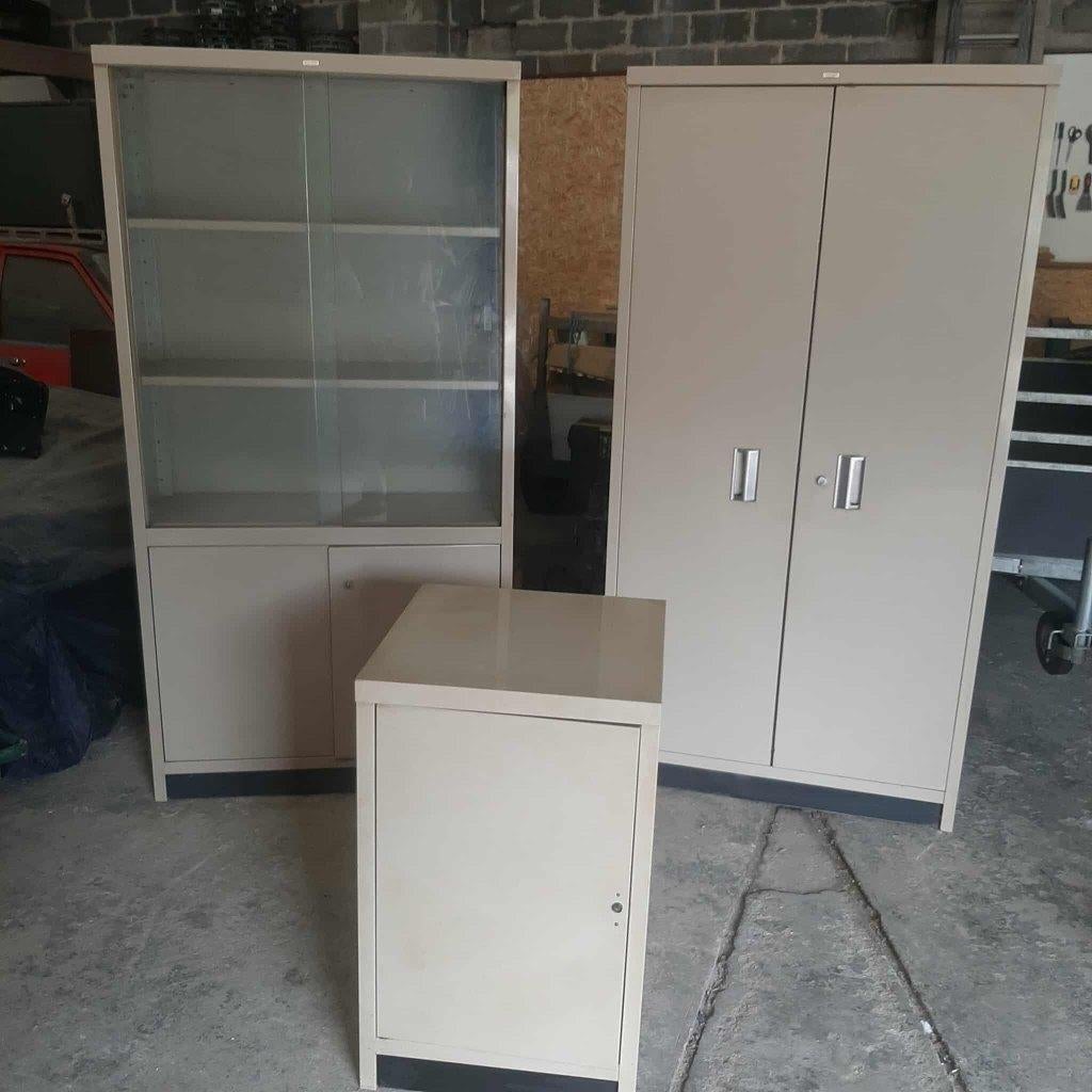 Ensemble bureau métallique ACIOR, Maison & Meubles, Mobilier complet, Enlèvement