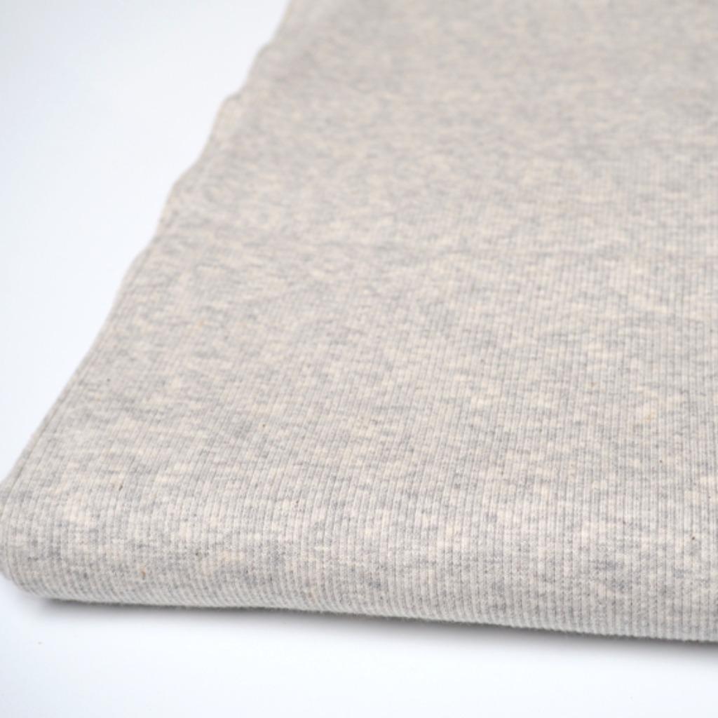 64012) katoen boordstof lichtbruin crème melange 90cm breed, Neuf, Enlèvement ou Envoi, Coton, Moins de 30 cm